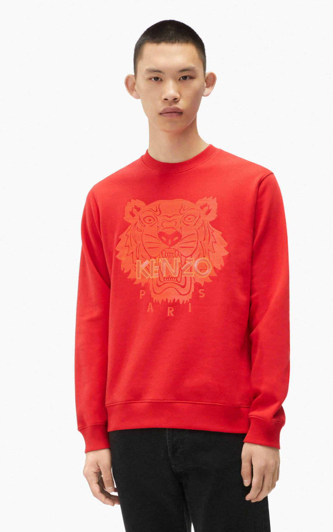 Sudadera Kenzo Tiger Hombre Rojas - SKU.5032820